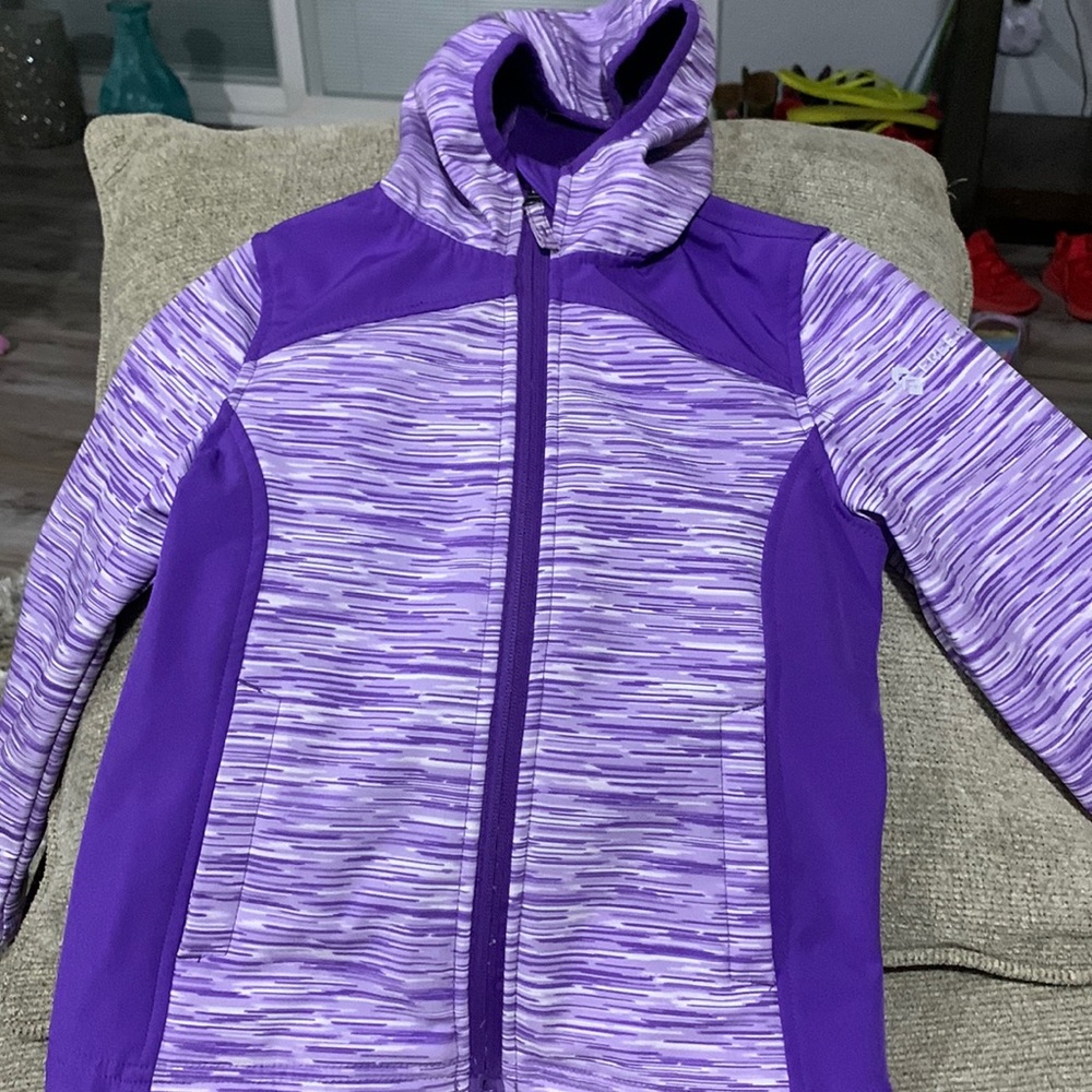 Purple lined jacket